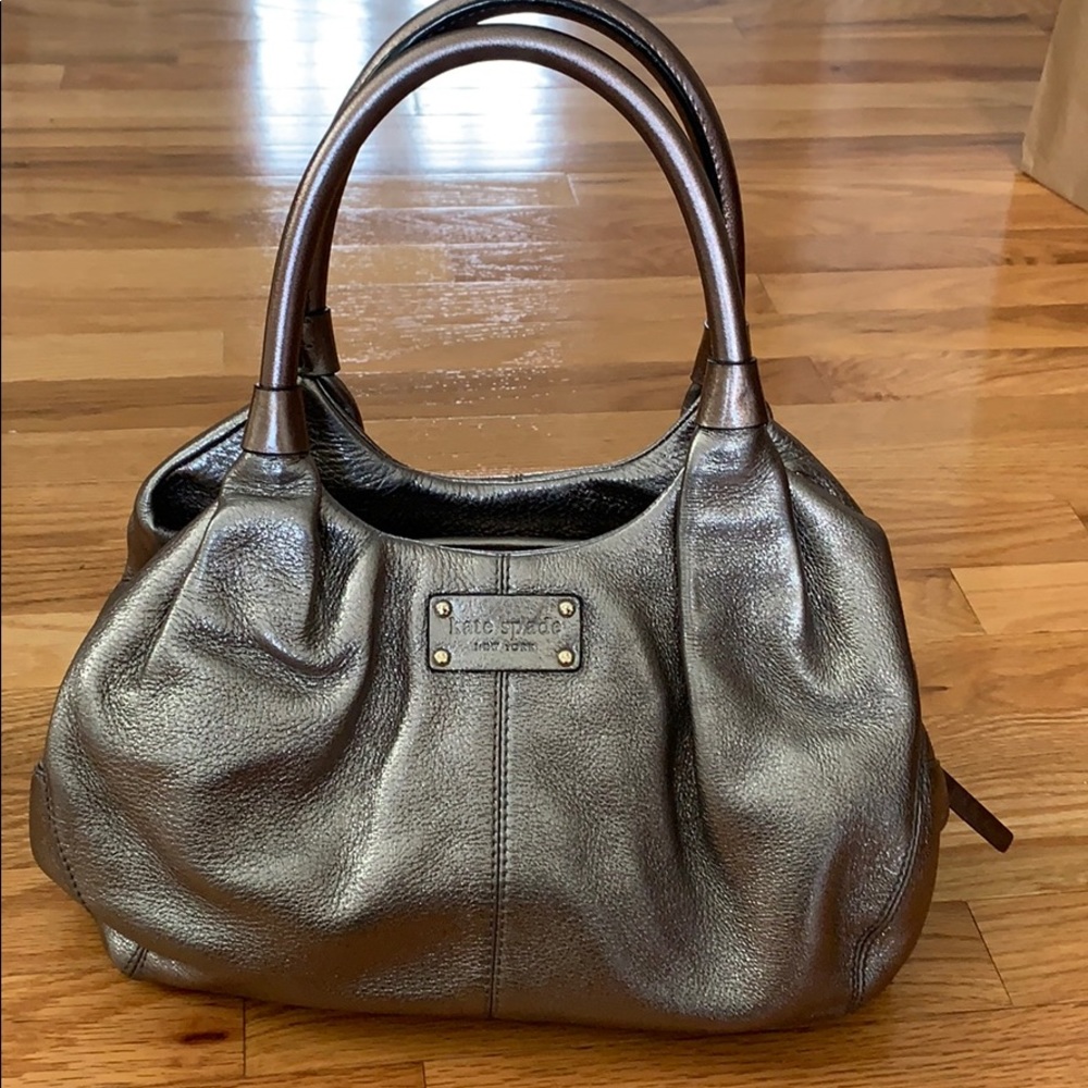 Dark Silver Kate Spade Bag